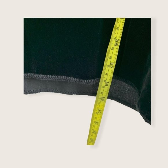 Vintage 90s Andrea Jovine Black Velvet Turtleneck Long Sleeve Tunic Small - Picture 8 of 12